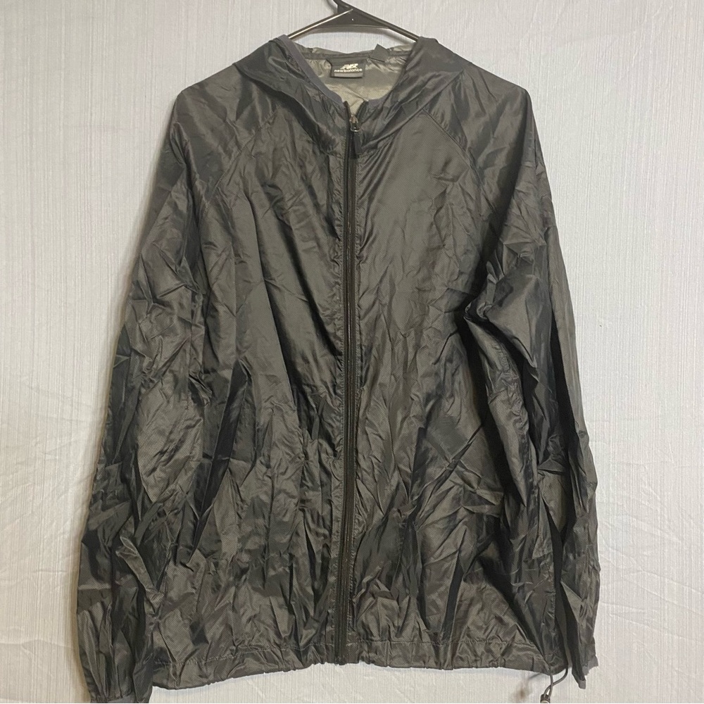 New Balance Men's Gray Windbreaker Jacket